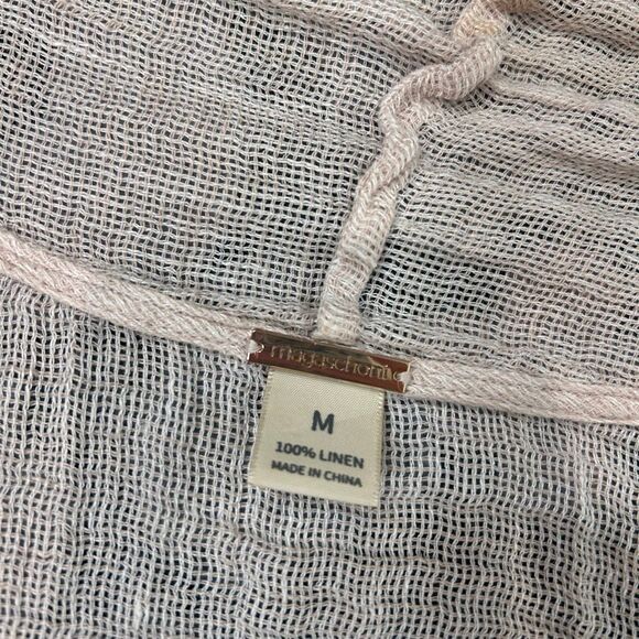 Magaschoni Linen Kimono Sweater Jacket Linen Cardigan Long Open Knit Lightweight - Picture 11 of 16